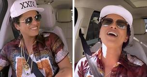Superster Bruno Mars brengt serenade aan James Corden in Carpool Karaoke - is dit de beste tot nu toe?