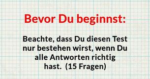 Die perfekte Punktzahl in diesem Test bedeutet, dass Du intelligenter bist als der Durchschnitt