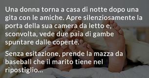 Una donna pensa di aver scoperto suo marito a letto con un'altra donna, ma la verità era di gran lunga peggiore