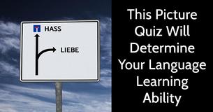 This Picture Quiz Will Determine Your Language Learning Ability