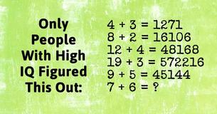Only People With High IQ Can Solve These Equations