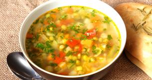 Eine Suppe perfekt zum Abnehmen