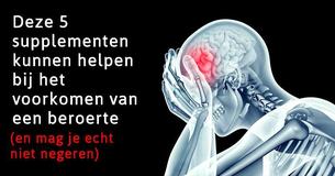 Deze 5 supplementen kunnen een beroerte helpen te voorkomen