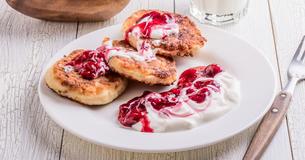 Winterwunder: Die tollen Quark-Kirsch-Pancakes