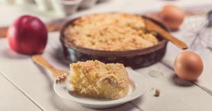 Rezept für den perfekten Apfelmuskuchen