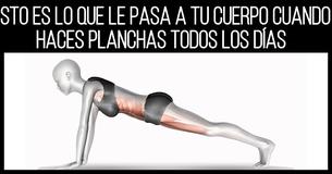 Los beneficios de hacer planchas todos los días, explicados por la ciencia