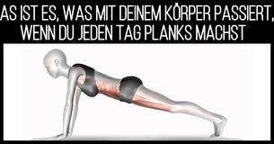 Die wissenschaftliche Erklärung für den Nutzen täglicher Planks