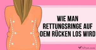 Befreie Dich von Rettungsringen auf dem Rücken und an den Seiten mit Hilfe dieser 7 effektiven Übungen