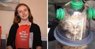 12-Year-Old Girl Helps Supply Pet Oxygen Masks To Fire Stations All Over Pennsylvania