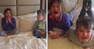 Kinderen draaien helemaal door als ze erachter komen dat ze naar Disneyland gaan in plaats van naar oma