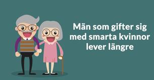 Forskning visar - män som gifter sig med intelligenta kvinnor lever längre