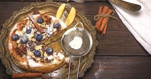 Bratapfeltorte für die Weihnachtszeit