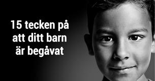 15 tecken på att ditt barn är begåvat