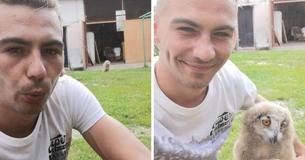 Man Calls Baby Owl And The Internet Is Shocked When It Actually Comes To Him
