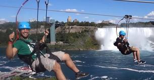 Het is officieel: je kan nu ziplinen over de Niagarawatervallen