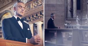 Ce clip vidéo d'Andrea Bocelli chantant dans une église vide, en duo avec un ange, est à couper le souffle