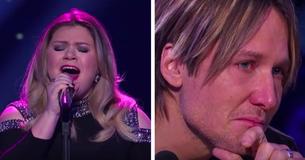 Keith Urban est ému aux larmes par la performance chargée d'émotion de Kelly Clarkson