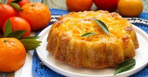 Rezept für leckeren Mandarinen Kuchen mit Kokosstreuseln