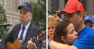 Paul Simon laat iedereen huilen met een mooie versie van "Sound Of Silence"