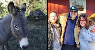 Celebrity Takes In Unlikely But Inseparable Pair Of Rescue Animals
