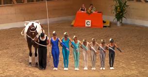 7 Young Fearless Gymnasts Show Their Incredible Horse-Riding Routine; Audience Can't Believe Their Eyes