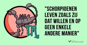14 redenen waarom de Schorpioen het beste sterrenbeeld is