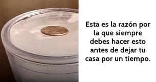 Es crucial poner siempre un vaso con agua congelada antes de dejar tu casa, aquí tienes la razón