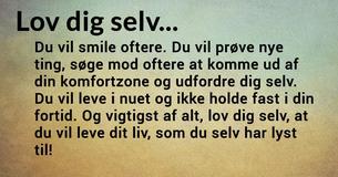 Lav disse 7 løfter til dig selv og hold dem