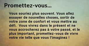 Faites ces 7 promesses à vous-même et respectez-les