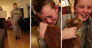 Kid Is Reunited With Missing Cat And His Reaction Has The Internet In Tears