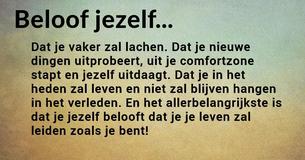 Maak deze 7 beloftes aan jezelf en hou je eraan