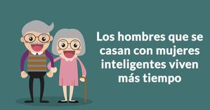 Los hombres que se casan con mujeres inteligentes viven más, de acuerdo con una nueva investigación