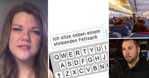 Mutter weint, als ein Mann auf ihrem Flug sie per Text verspottet, bis ein heldenhafter Passagier ihr zur Hilfe kommt