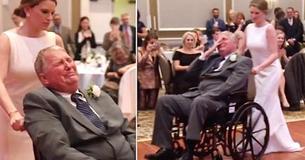 Un père mourant revient dans sa chambre après le mariage de sa fille pour se reposer puis revient danser pour honorer sa promesse