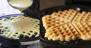 Omas Backrezept: So zauberst Du leckere Buttermilch-Waffeln
