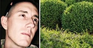 Un homme fume une dernière cigarette et décide de se donner la mort, mais il aperçoit du mouvement dans les buissons