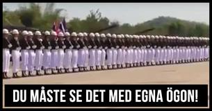 Soldater faller som Domino efter att ha avslutat fantastisk uppvisning
