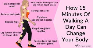 15 Minutes Of Walking On A Daily Basis Can Drastically Change Your Body
