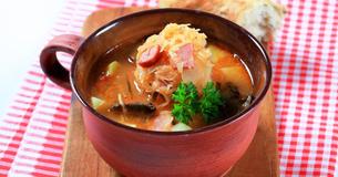 Ideal zum Abnehmen: Kartoffelsuppe mit Sauerkraut