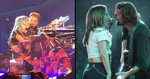Bradley Cooper réalise une visite surprise à Lady Gaga pendant son concert à La Vegas