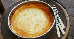 Zuckerfreier Low-Carb-Käsekuchen ohne Boden