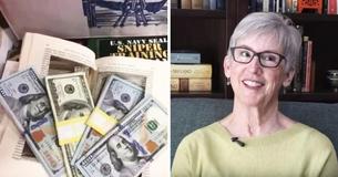 Volunteer Finds Stacks of Cash Worth $4,000 in Hollowed Out Book, Tracks Down Owner