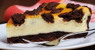 Leckerer Käsekuchen mit Schokostreusel