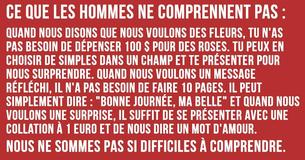 13 choses que les hommes ne comprennent pas correctement