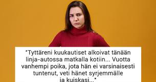 Äiti ylistää teinipoikaa, kun tämä auttoi hänen tytärtään kuukautisten yllätettyä