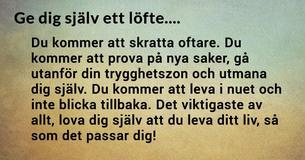 Lova och håll dessa sju löften till dig själv 