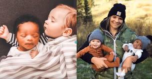 Nieuwe moeder houdt babyjongen van 3 maanden vast - Dan stuurt iemand haar foto's die haar leven zullen veranderen