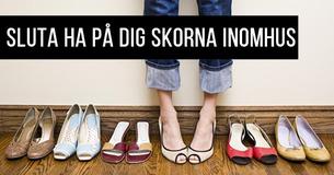 Äckliga orsaker till varför du ska sluta med att ha på dig skor inomhus