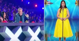 Une fille nerveuse chante un tube de Barbra Streisand et tout le monde a été étonné lorsqu'un juge a frapper le golden buzzer