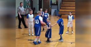 9-Yr-Old’s Sweet Way Of Helping Disabled Teammate Score Basket Immediately Goes Viral